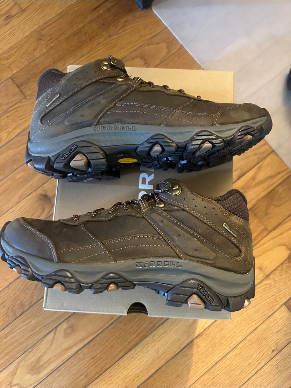 Merrell Brown Men's Waterproof Hiking Boots